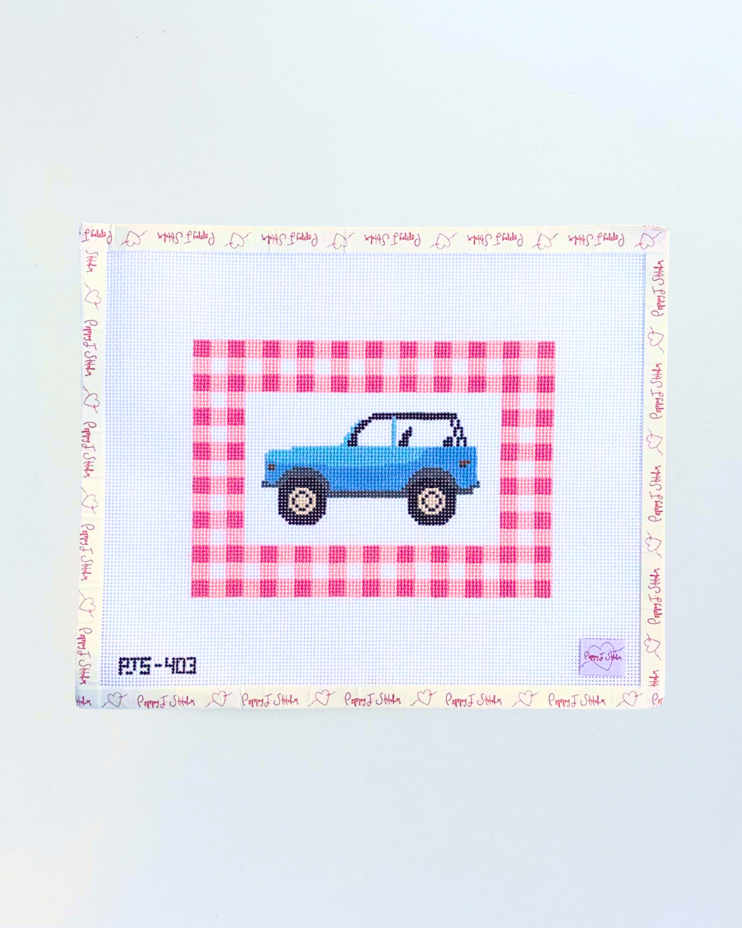 Bronco, Pink Gingham