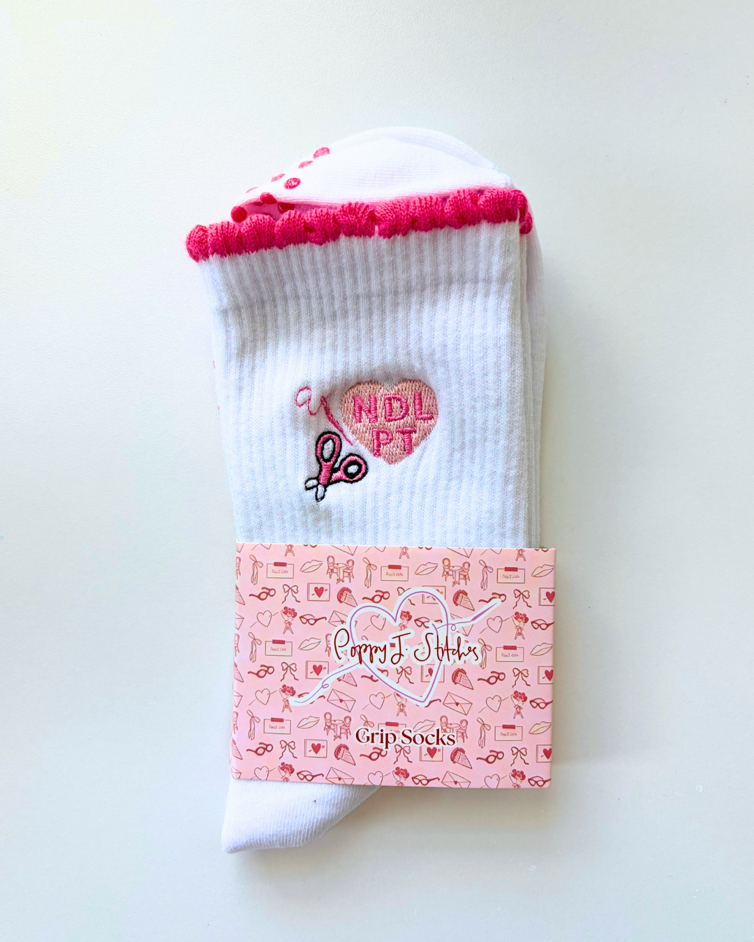 NDLPT Grip Socks, Pinks