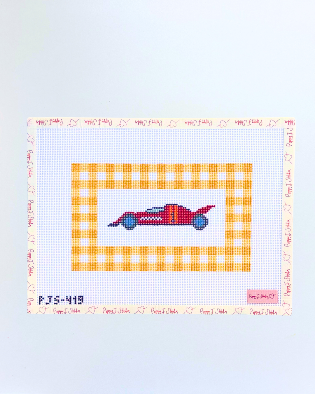 Gingham Race Car
