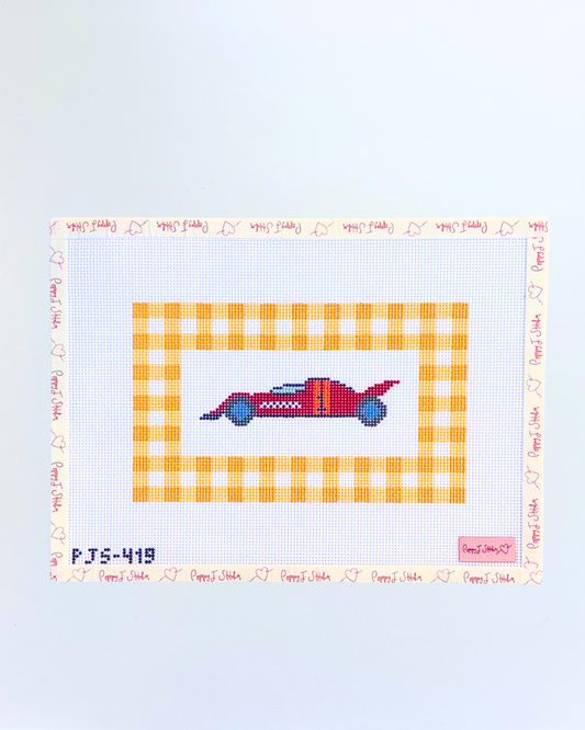 Gingham Race Car