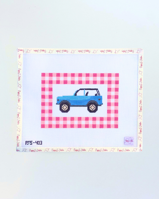 Bronco, Pink Gingham