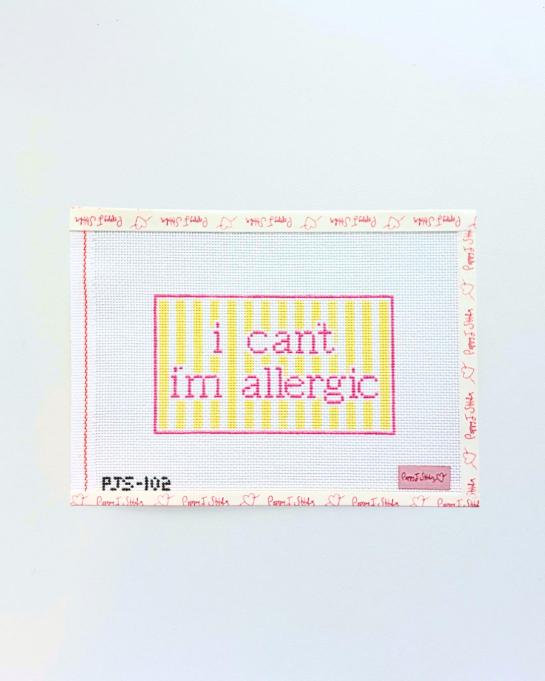 I Can't I'm Allergic
