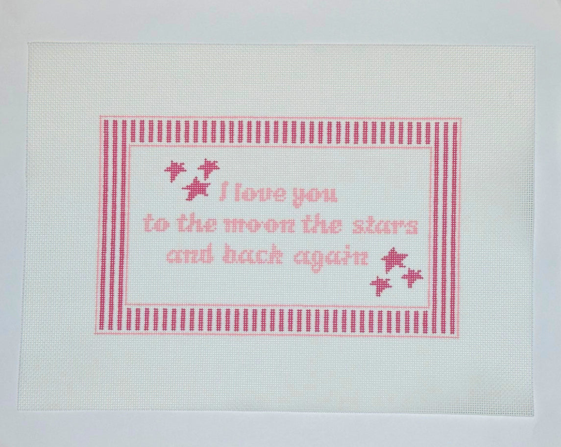 I Love You to the Moon the Stars & Back, Pink